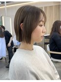 くびれボブ 切りっぱなしボブ ミニボブ レイヤーボブ ボブ