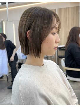 ウェイズトウキョウ 新宿店(Ways TOKYO) くびれボブ 切りっぱなしボブ ミニボブ レイヤーボブ ボブ