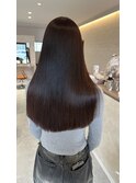 カシスブラウン×髪質改善
