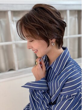 ニューヨークニューヨーク テラッソ姫路店(NYNY) ・大人可愛いショートボブ/顔まわり