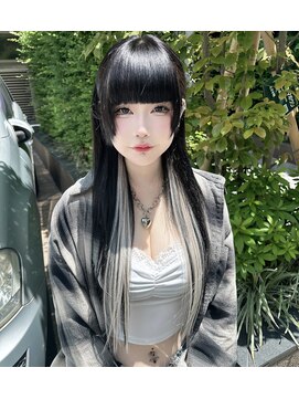 ビューティ スタジオ モッズ 渋谷(beauty studio M.O.D shibuya) ブラック×ホワイトカラー