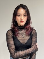 ミチオノザワヘアサロンギンザ 静岡店(Michio Nozawa HAIR SALON Ginza) チェリーレッドのグラデーション×たっぷりレイヤー