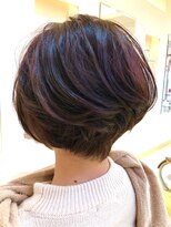 シュヴー 門前仲町(CHEVEUX)&nbsp;ショートボブ/丸みショート/ボブ/暖色/レッド