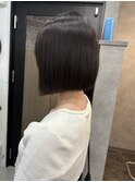 ［髪質改善ストレート］ぱつっと前下がりボブ°○