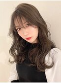 ブラウンアッシュ×透明感
