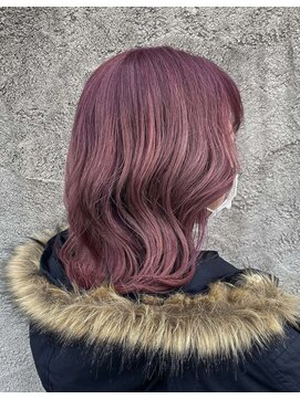 ヘアーメイクフィールヒルズ(FEEL HILLS) ピンクヘア