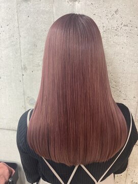 ユアーズヘア 新宿三丁目店(youres hair) ピンクベージュ