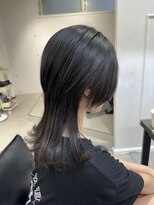 シーン(seen)&nbsp;○ロングウルフヘアクラゲウルフカットレイヤーカット表参道