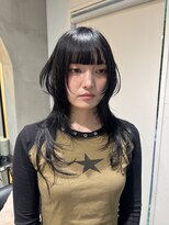 ロンドエニカ 大宮(Lond enika) イメチェン外ハネボブ美髪ワイドバングミディアムレイヤーカット