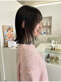 黒髪×ボブ