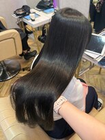 ロンド フィーユ(Lond fille)&nbsp;ブリーチなしグレージュ髪質改善縮毛矯正酸性ストレート