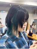 [Shuga]ブリーチ/ハイトーン/ウルフ×インナーグリーン