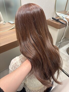 ボタン ハカタ(VOTAN hakata) マロンベージュ/赤み消しカラー/韓国ヘア/レイヤーカット