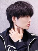 韓流ナチュラル束感マッシュウルフ