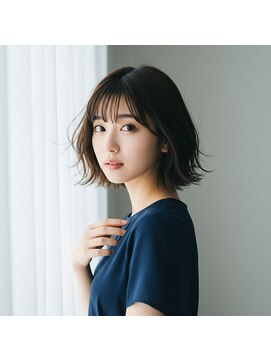 コトナ 越谷店 30代40代50代絶壁解消ひし形小顔前下がりショートボブ【越谷】