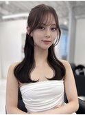 韓国風/レイヤーカット/顔周り/顔まわり/髪質改善/ベージュ