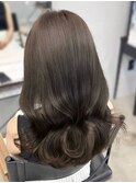 上品韓国ヘアオリーブグレージュ