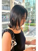 Lomalia渋谷ナチュラル暗めカラー外ハネボブ