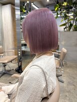 サンク 原宿 表参道(cinq) ラベンダーグレージュミディアムウルフラベンダーベージュカラー