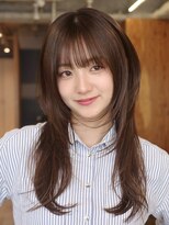 ノイカーム(noi Calm) 髪質改善トリートメントミルクティーベージュカラーくびれヘア