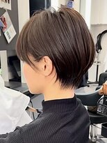 ブレス ヘアデザイン(BLESS hair design)&nbsp;東静岡ショートボブくびれショートイルミナカラー顔周りレイヤー