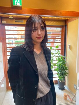 CEINE【三軒茶屋】ミディアムレイヤー×ブリーチなしカラー