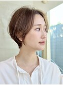 大人ショートくびれショート丸みショートショートヘア表参道