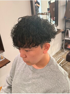 メゾンフォーメン 心斎橋店(Maison for men) シャドウパーマ 刈り上げツーブロック