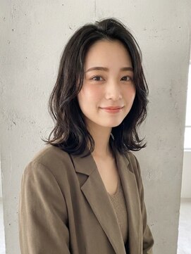 マイン(MINe) 大人可愛い/小顔髪質改善カット/くびレイヤー/外ハネ/20代/30代