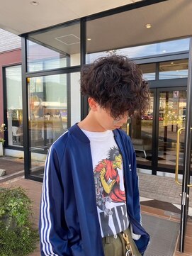 アース いわき店(HAIR&MAKE EARTH) ラフカーリーパーマ×マッシュショート