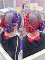 アリエス 新宿駅前東口店(Aries)&nbsp;◇ 髪リボンツイン団子 ◇