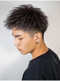 men 'shair/波巻きツイストスパイラル/ニュアンスパーマ