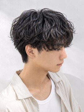 ネオリーブ クーロ メゾン 横浜(Neolive curro Maison) 韓国風マッシュ×シャドウパーマ フェザーパーマ MEN’S HAIR