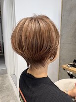 アルトル 池袋2nd(altru)&nbsp;◇大人40代50代60代ショートボブ丸みショート白髪ぼかし