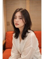 オアシスアヴェダ ザ・ペニンシュラ東京(OASIS AVEDA) セミロング・艶髪レイヤー・ハッシュカット・20代30代