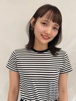 イル(ill)&nbsp;オン眉　くびれボブ　イルミナカラー　大須