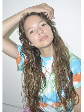 オルセン(OLSEN) 【BALLOON HAIR】無造作ウェーブ×ハイライト