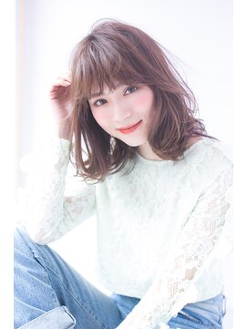 アンヘアー 元町三宮(UNHAIR) shiomi H　ワイドバンクミディアム【モーブカラー】