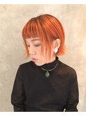 [helvetica hair] The Orange Bob