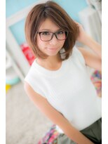 ミック 日暮里店(miq)&nbsp;ふわふわリラクシー☆な、フェザーボブ