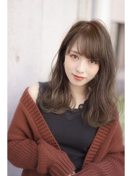 ラルジュ(large) 【large】大人かわいいゆるふわカール/暖色系カラー