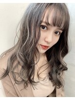 カームリーヘアー(calmLY HAIR) 前髪/アンブレラカラー/こなれミディ/イメチェン/ウェーブパーマ