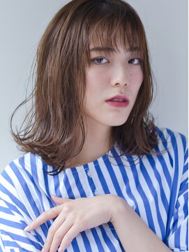 アトリエイトワ(atelier ittowa) くびれヘア/ハイライトカラー/アプリコットオレンジ/美髪/ 148