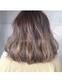 【横浜美容室ネイミーズ】ブランジュグラデーションふわミディ