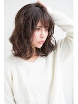 ラミ(L'ami)&nbsp;【東 純平】大人かわいい ラフ ゆるウェーブミディ