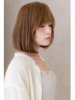 カバーヘア ブリス 川口(COVER HAIR bliss)&nbsp;グラマラスなカーキベージュ*前下がり大人ボブZ川口20代30代40代