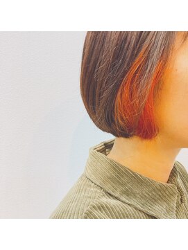 ノチ(Noci) 【Noci】イヤリングカラー×オレンジ