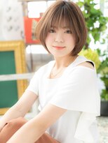 カバーヘア イヴ 戸頭店(COVER HAIR EVE)&nbsp;外国人風シースルー前髪小顔前下がりボブb戸頭20代30代40代