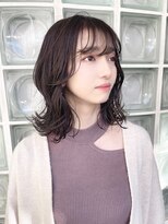 シンク オモテサンドウ(sync omotesando)&nbsp;シースルーバング、くびれヘア