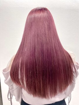 エクラヘア(ECLAT HAIR) ピンクバイオレッドカラー